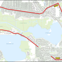 Omkørselsrute for fase 2 og 4